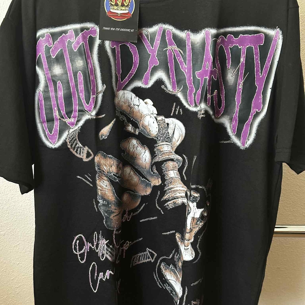 Black and Purple Graphic Men's Tee